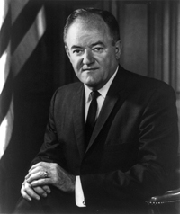 “Official Photograph” of Hubert H. Humphrey as Vice President of the United States of America.