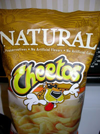 Image of package of Natural Cheetos 