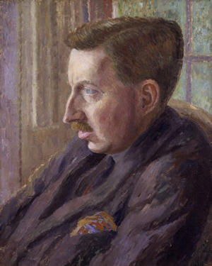 Oil painting of E.M. Forster.