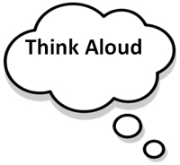 think aloud thought bubble