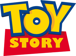 A graphic title from the movie <em />Toy Story</em>.