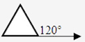 triangle with a 120 degree exterior angle