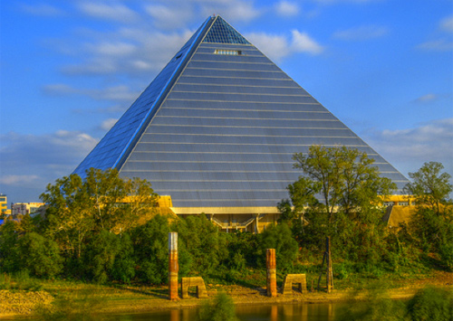 The Pyramid Arena in Memphis, TN