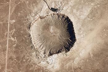 Barringer Crater in Arizona