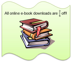 all online e-book downloads are two fifths off