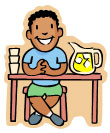 Young man at a lemonade stand