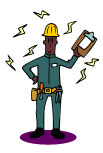 Image of an electrician.