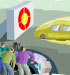 Testing a car in a collision experiment