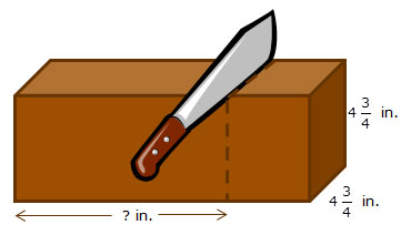 rectangular prism with dimensions labeled