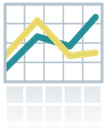 line graph with two lines