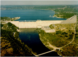 Mansfield Dam and Lake Travis