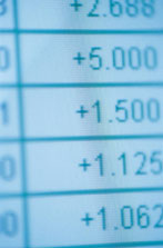 table of data from a computer screen