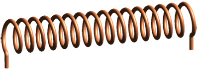 coil of wire with 16 loops