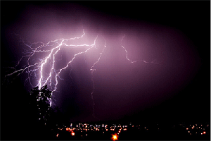 lightning strike