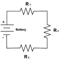 series circuit with three resistors