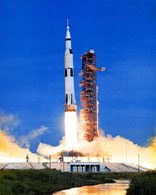 Image is of the Apollo Rocket Launch