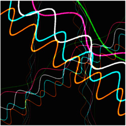 waves in different colors