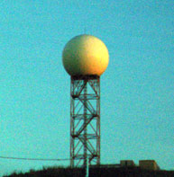 Doppler radar tower