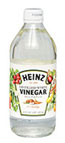 Image is of a bottle of vinegar