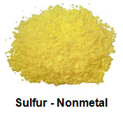 Image is of  sulfur
