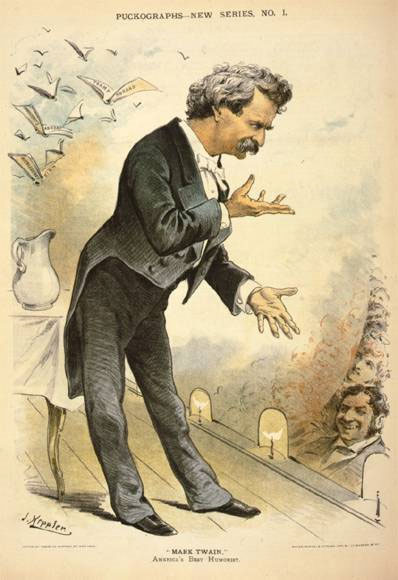 Image of a poster of Mark Twain