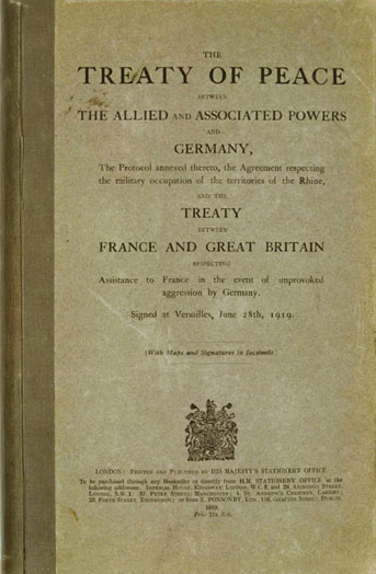 Image of a copy of The Treaty of Peace, hardcover copy