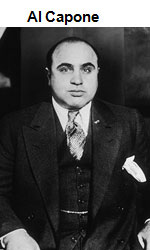 Image of Al Capone seated