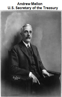 Image of Andrew Mellon seated