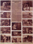 Image of a newspaper page, titled: there is a story about the migrant workers in Georgia. There are a series of photos depicting the lives of migrant workers in Georgia.