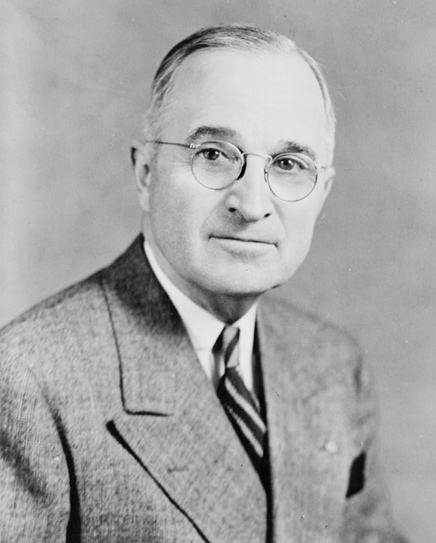 Portrait of Harry S. Truman seated