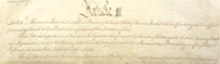 Image of a copy of the U.S. Constitution