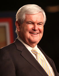 Image of Newt Gingrich smiling