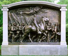 Image of the Shaw Memorial