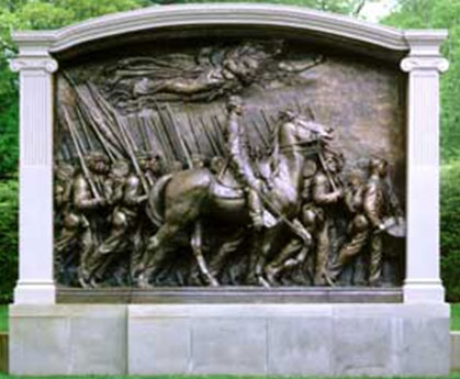 Image of the Shaw Memorial