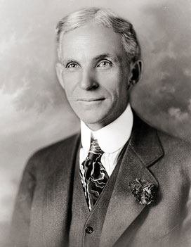 Portrait of Henry Ford, seated